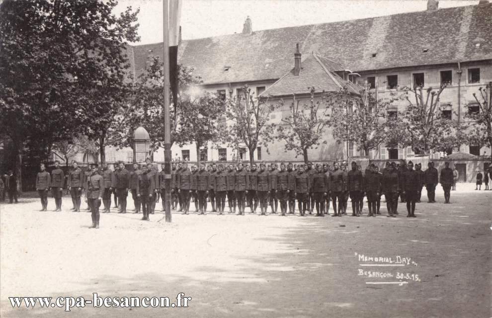 BESANÇON - Chamars - Souvenir du "Memorial-Day" - 30 mai 1919